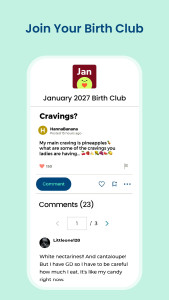 اسکرین شات 3 برنامه Pregnancy App & Baby Tracker
