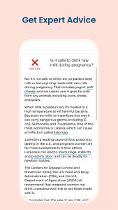 اسکرین شات 5 برنامه Pregnancy App & Baby Tracker