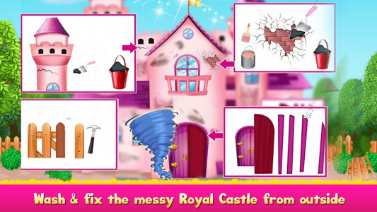 اسکرین شات 4 بازی Cleaning games for Kids Girls