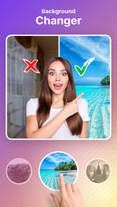 اسکرین شات 1 برنامه PixShift: BackGround Changer