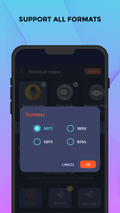 اسکرین شات 5 برنامه Remove noise: Reduce noise mp3