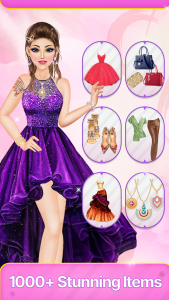 اسکرین شات 4 بازی Dress Up Fashion: Makeup Games