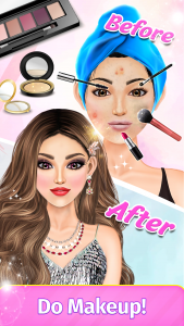 اسکرین شات 3 بازی Dress Up Fashion: Makeup Games