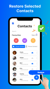 اسکرین شات 7 برنامه Contacts Backup Cloud Transfer