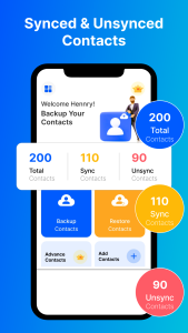 اسکرین شات 8 برنامه Contacts Backup Cloud Transfer
