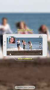 اسکرین شات 3 برنامه Double Side Camera