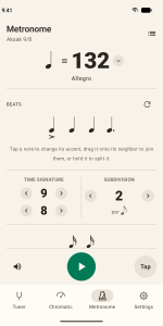 اسکرین شات 4 برنامه Baglama Tuner