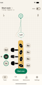 اسکرین شات 1 برنامه Baglama Tuner