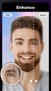 اسکرین شات 3 برنامه FaceLook - aging app face swap