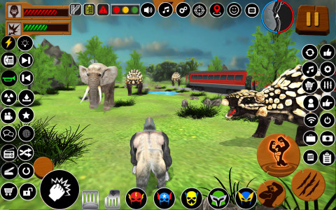 اسکرین شات 6 بازی Angry Gorilla City Attack