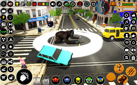 اسکرین شات 7 بازی Angry Gorilla City Attack