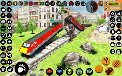 اسکرین شات 2 بازی Angry Gorilla City Attack