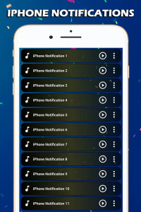 اسکرین شات 3 برنامه Notification Sounds For iPhone