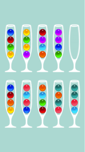 اسکرین شات 2 بازی Sort It 2D - Ball Sort Puzzle