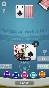 اسکرین شات 1 بازی Blackjack 21