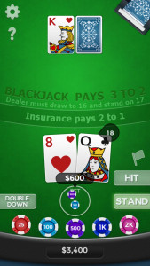 اسکرین شات 2 بازی Blackjack 21