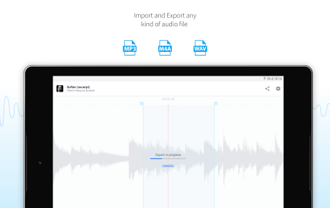 اسکرین شات 5 برنامه AudioStretch:Music Pitch Tool