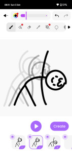 اسکرین شات 2 برنامه Draw Animation - Anim Creator