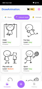 اسکرین شات 1 برنامه Draw Animation - Anim Creator