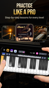 اسکرین شات 2 برنامه Easy Piano Keyboard - Piano88