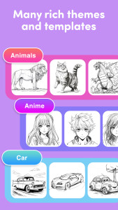 اسکرین شات 2 برنامه Sketch Animation: Drawing Anim