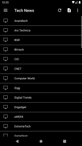 اسکرین شات 2 برنامه Tech News