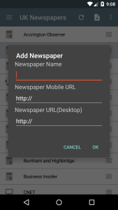 اسکرین شات 6 برنامه UK Newspapers