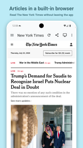 اسکرین شات 3 برنامه US Newspapers
