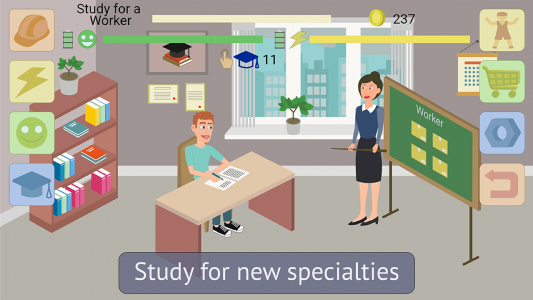 اسکرین شات 6 بازی Life Clicker: Move to Success