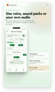 اسکرین شات 3 برنامه Battery Charge Voice