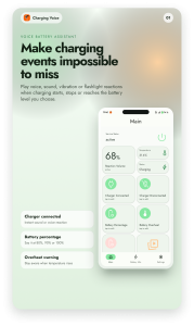اسکرین شات 1 برنامه Battery Charge Voice