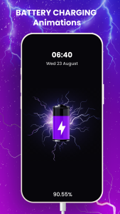 اسکرین شات 8 برنامه Battery Charging Animation App