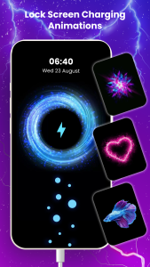 اسکرین شات 1 برنامه Battery Charging Animation App