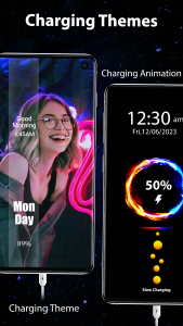 اسکرین شات 1 برنامه Battery Charge Animated Theme