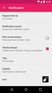 اسکرین شات 6 برنامه Lady Pill Reminder