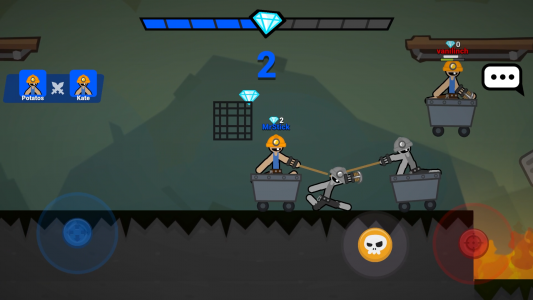 اسکرین شات 6 بازی Stickman Fight: Online Duelist