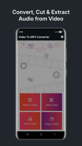 اسکرین شات 2 برنامه Video to Audio Converter