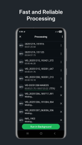 اسکرین شات 5 برنامه Video to Audio Converter