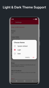 اسکرین شات 7 برنامه Video to Audio Converter