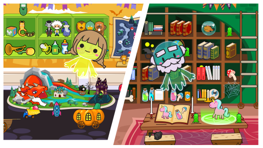 اسکرین شات 5 برنامه Main Street Pets Haunted House