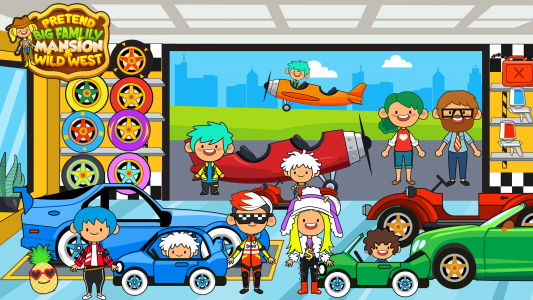 اسکرین شات 5 بازی My Pretend Family Mansion