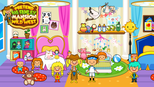 اسکرین شات 3 بازی My Pretend Family Mansion