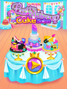 اسکرین شات 3 بازی Pretty Makeup Cake Salon Games