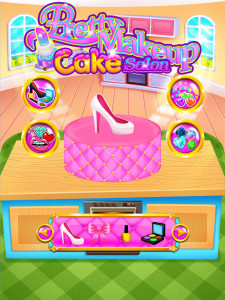 اسکرین شات 5 بازی Pretty Makeup Cake Salon Games
