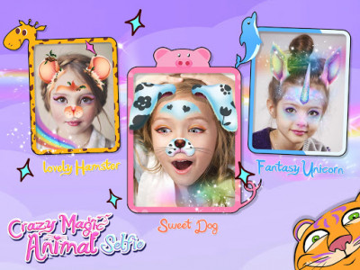 اسکرین شات 1 بازی Crazy Animal Selfie Filters