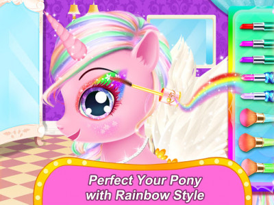 اسکرین شات 7 بازی Rainbow Pony Makeover