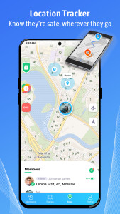 اسکرین شات 2 برنامه Be Closer: Family location