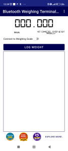 اسکرین شات 1 برنامه BT Weighing Scale Terminal 2.0