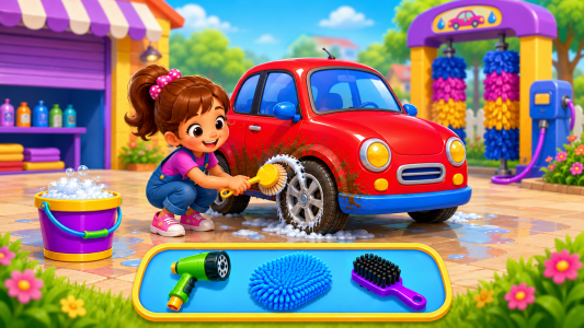 اسکرین شات 5 برنامه Baby princess home clean game