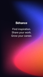 اسکرین شات 1 برنامه Behance - Creative Portfolios